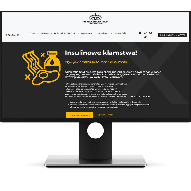 FitMaker - Strony & Sklepy internetowe dla branży zdrowia.