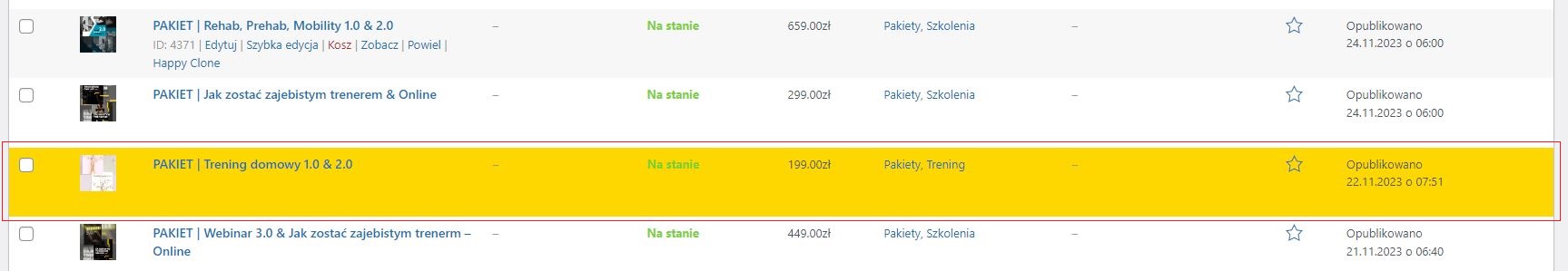 Wizualne wykrywanie Ukrytych produktów w Woocommerce