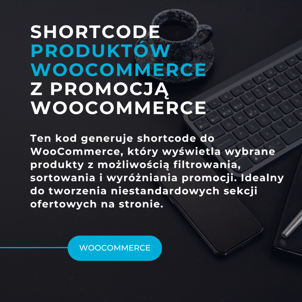 shortcode produktów WooCommerce z promocją